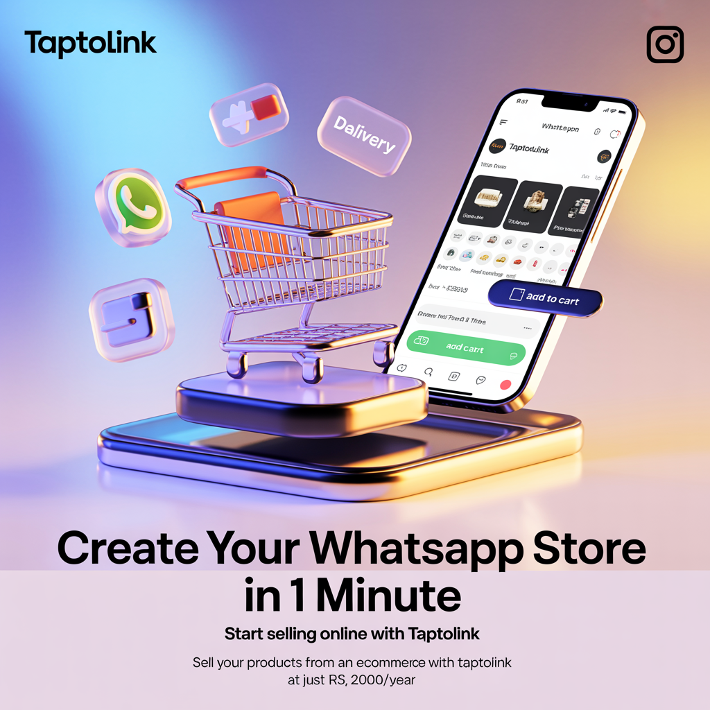 How to Launch Your Ecommerce Store in a minute with Taptolink.me